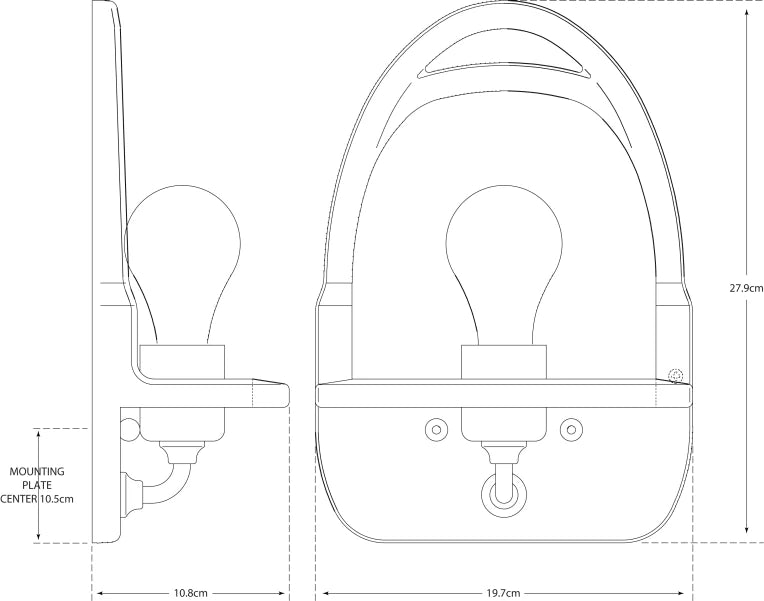 Applique a specchio Westbury Progetto