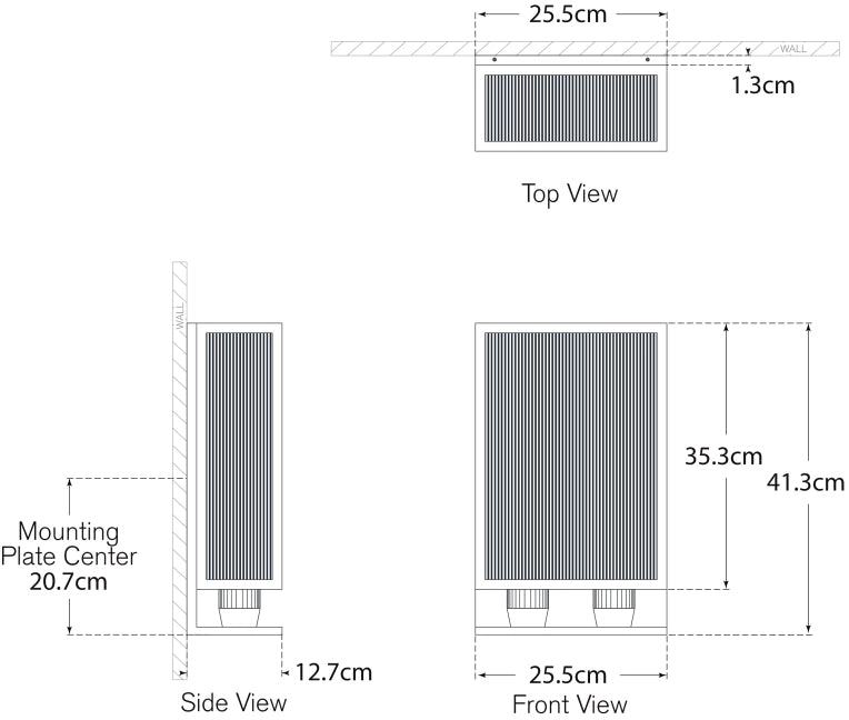Applique York 16" doppio Box Progetto