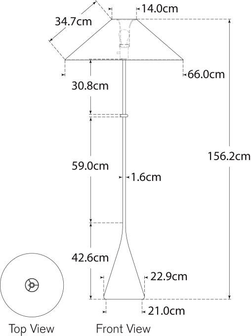 Zealous 62" Floor Lamp Blueprint