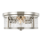 Alec Flush Mount, a premium Flush Mount light by Visual Comfort & Co. Close - up image of its design.