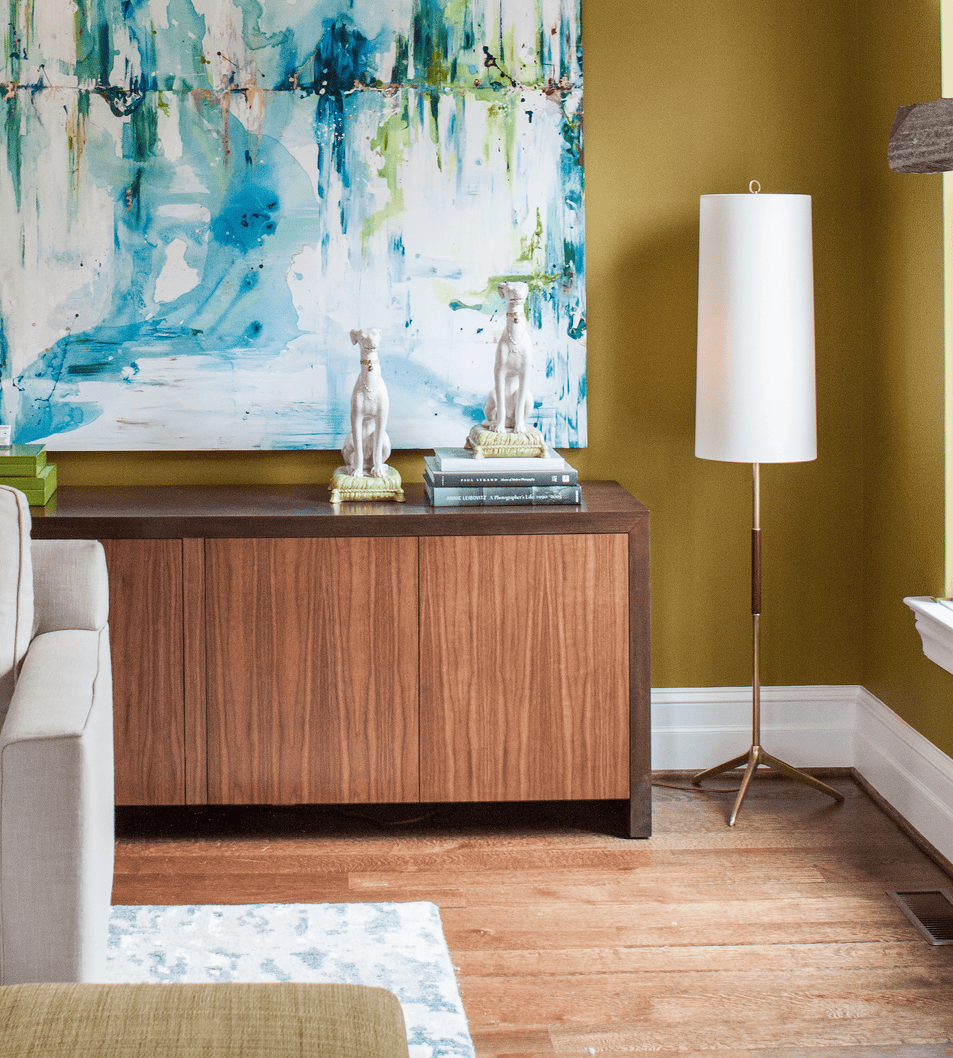 Frankfort Floor Lamp, a premium Decorative light by Visual Comfort & Co. Close - up image of its design.