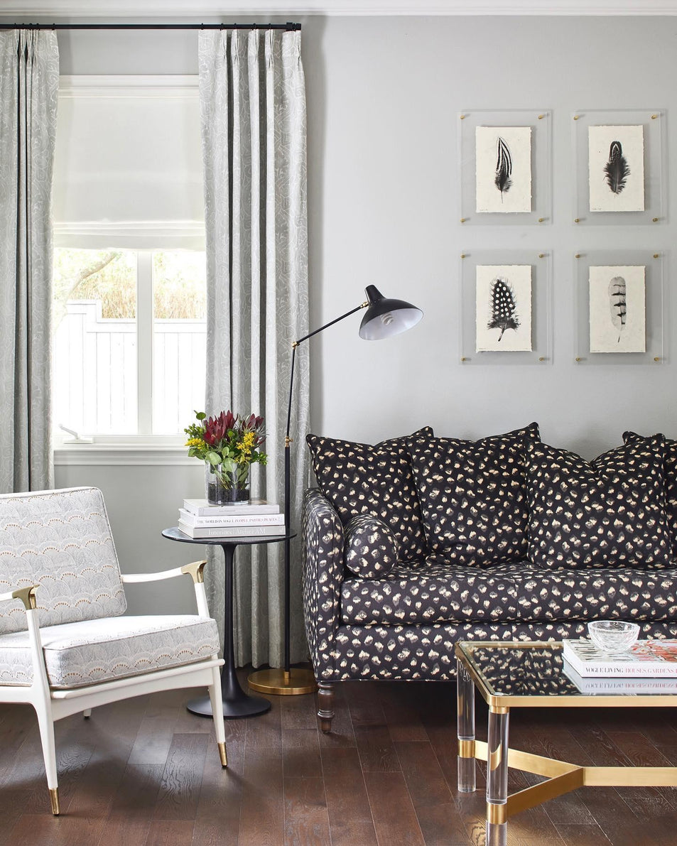 Charlton Floor Lamp, a premium Functional light by Visual Comfort & Co. Close - up image of its design.