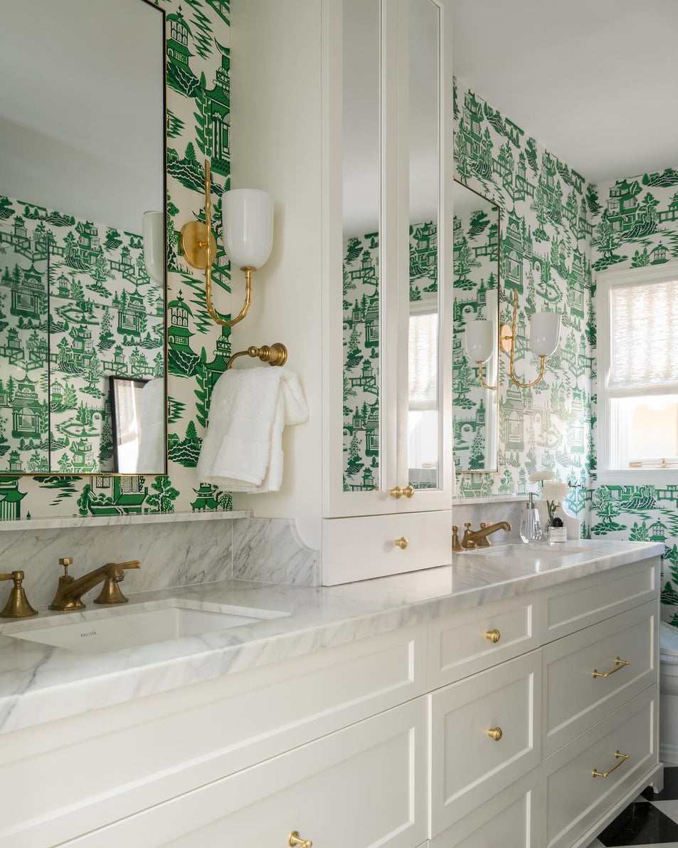 Edgemere Wall Light, a premium Bath light by Visual Comfort & Co. Close - up image of its design.