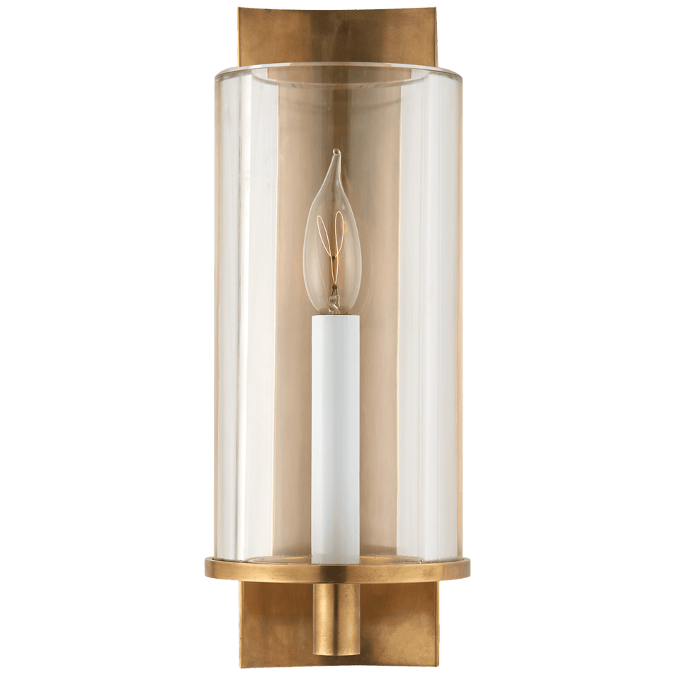 Truffaut Single Sconce, a premium Decorative light by Visual Comfort & Co. Close - up image of its design.