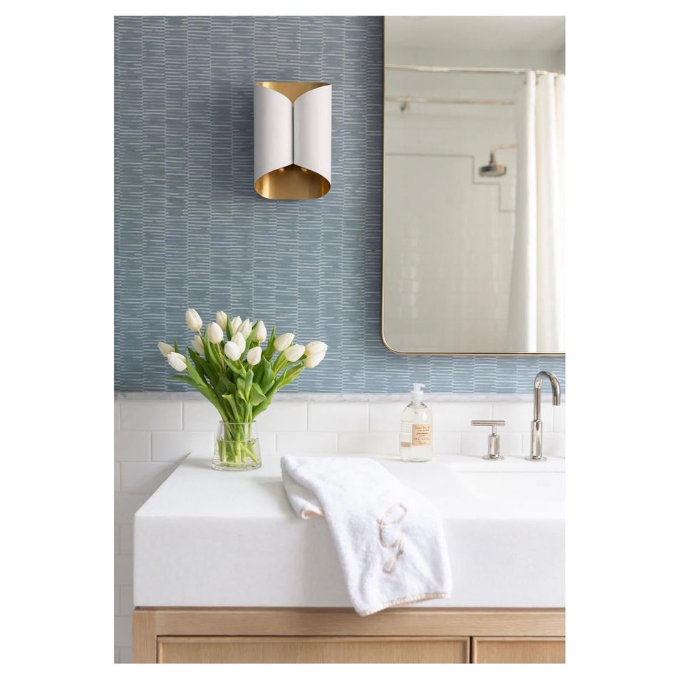 Selfoss Sconce, a premium Decorative light by Visual Comfort & Co. Close - up image of its design.