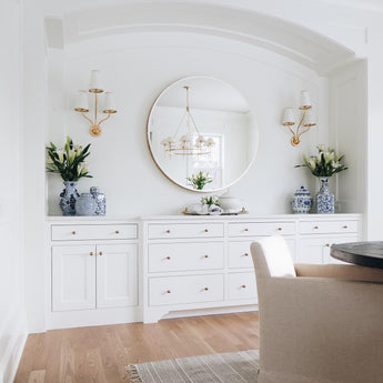 Montreuil Small Wall Sconce, a premium Decorative light by Visual Comfort & Co. Close - up image of its design.