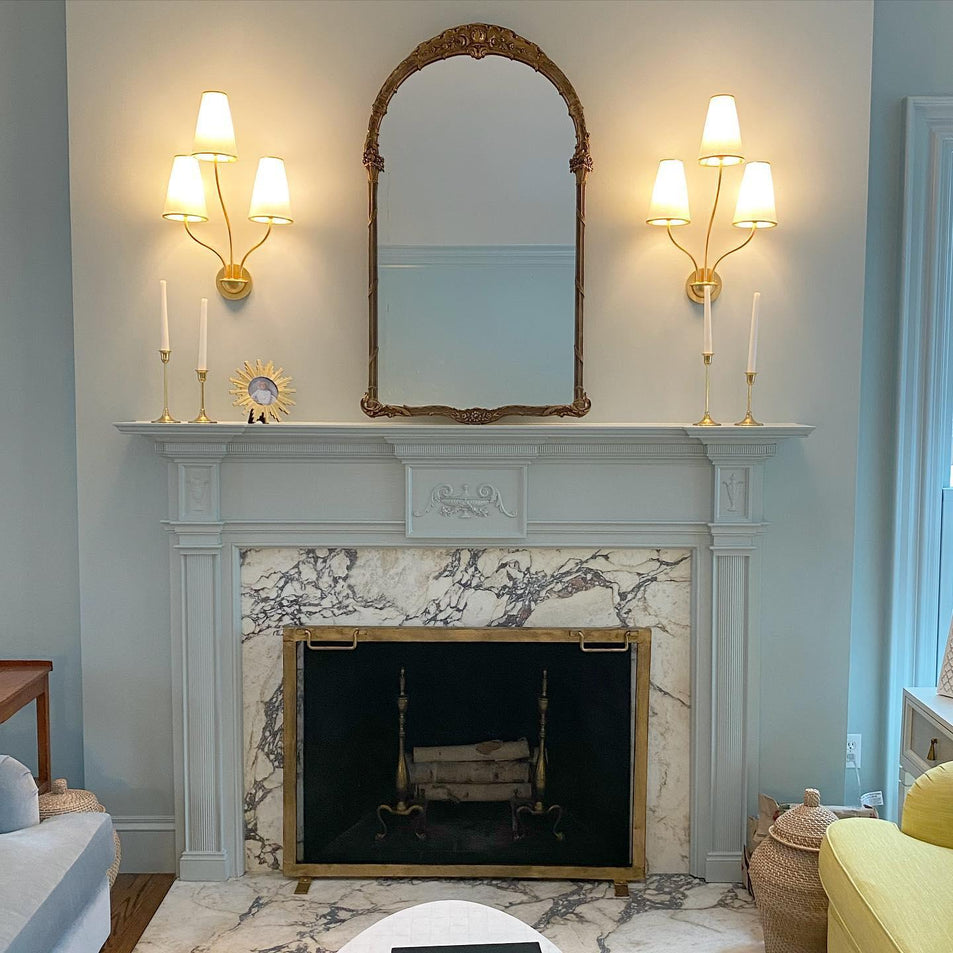 Montreuil Small Wall Sconce, a premium Decorative light by Visual Comfort & Co. Close - up image of its design.