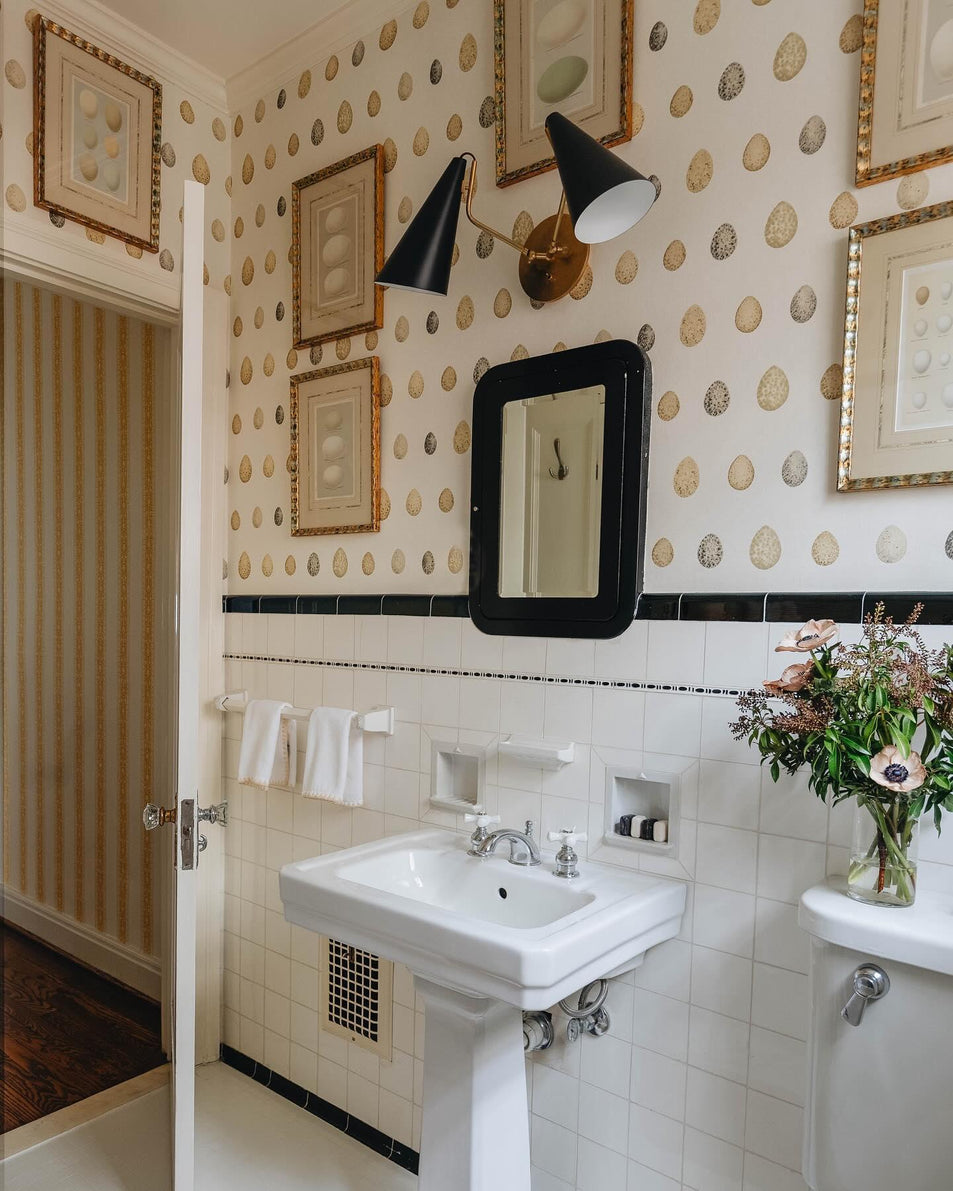 Clemente Double Sconce, a premium Functional light by Visual Comfort & Co. Close - up image of its design.