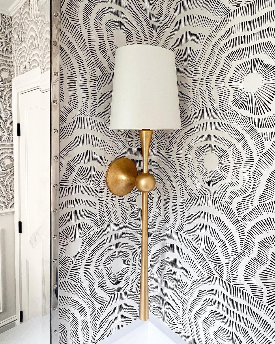 Dover Large Tail Sconce, a premium Decorative light by Visual Comfort & Co. Close - up image of its design.