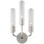 Casoria 17" Triple Sconce, a premium Decorative light by Visual Comfort & Co. Close - up image of its design.