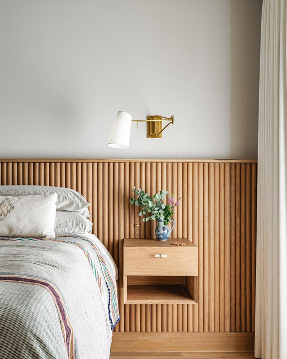 Keil Swing Arm Wall Light, a premium Functional light by Visual Comfort & Co. Close - up image of its design.