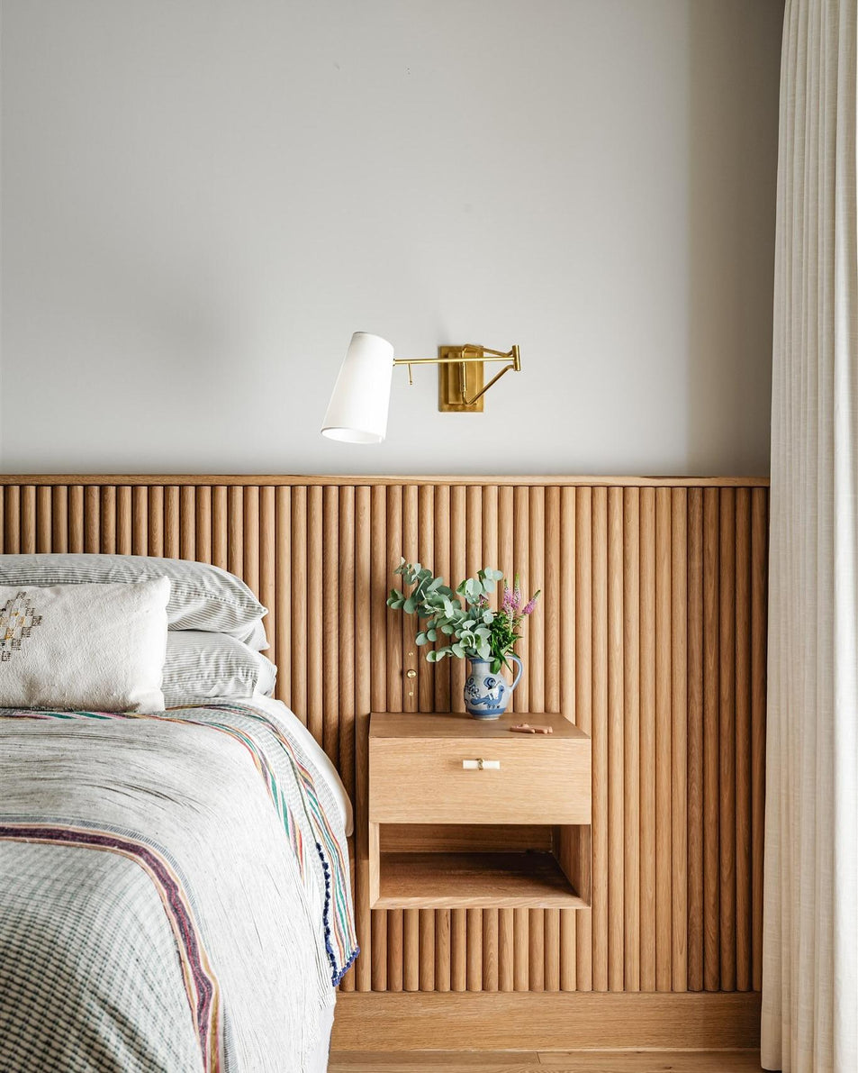 Keil Swing Arm Wall Light, a premium Functional light by Visual Comfort & Co. Close - up image of its design.