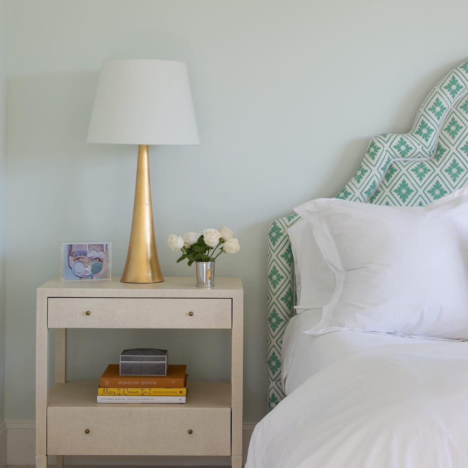 Dover Table Lamp, a premium Decorative light by Visual Comfort & Co. Close - up image of its design.