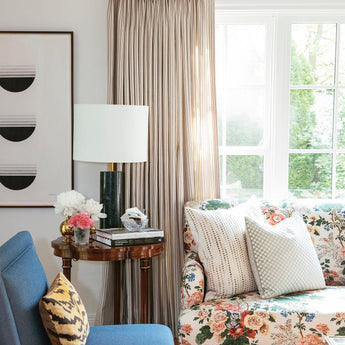 Cliff Table Lamp, a premium Decorative light by Visual Comfort & Co. Close - up image of its design.