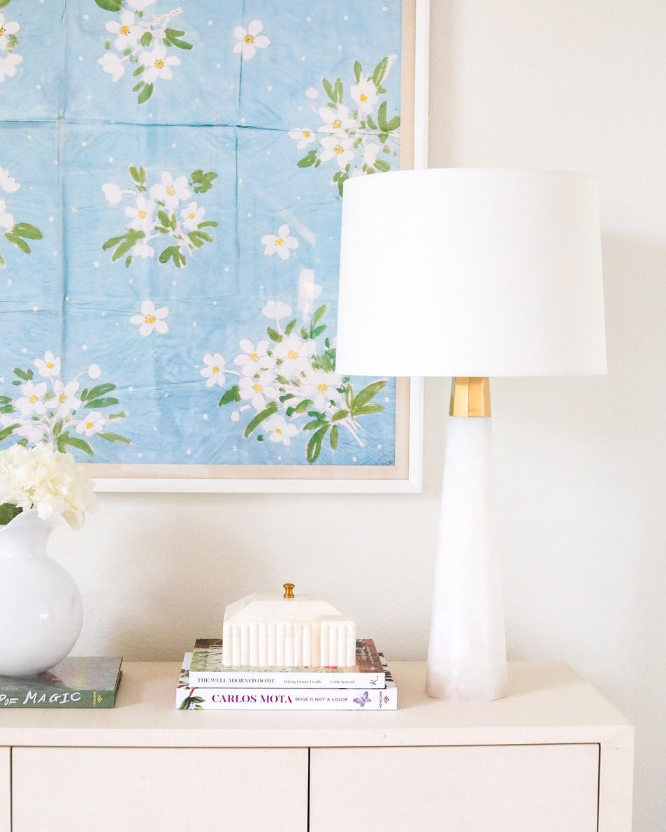 Olsen Table Lamp, a premium Decorative light by Visual Comfort & Co. Close - up image of its design.