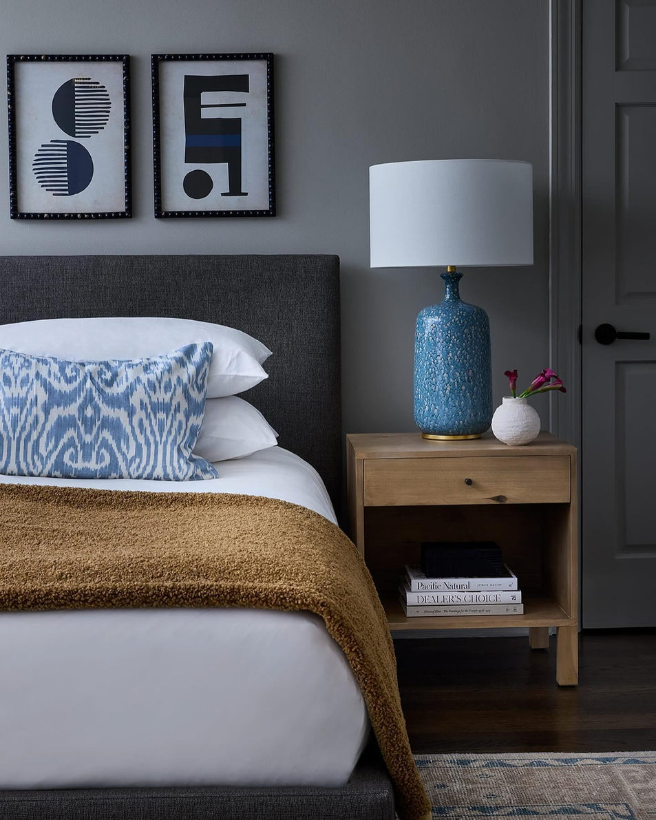 Culloden Table Lamp, a premium Decorative light by Visual Comfort & Co. Close - up image of its design.