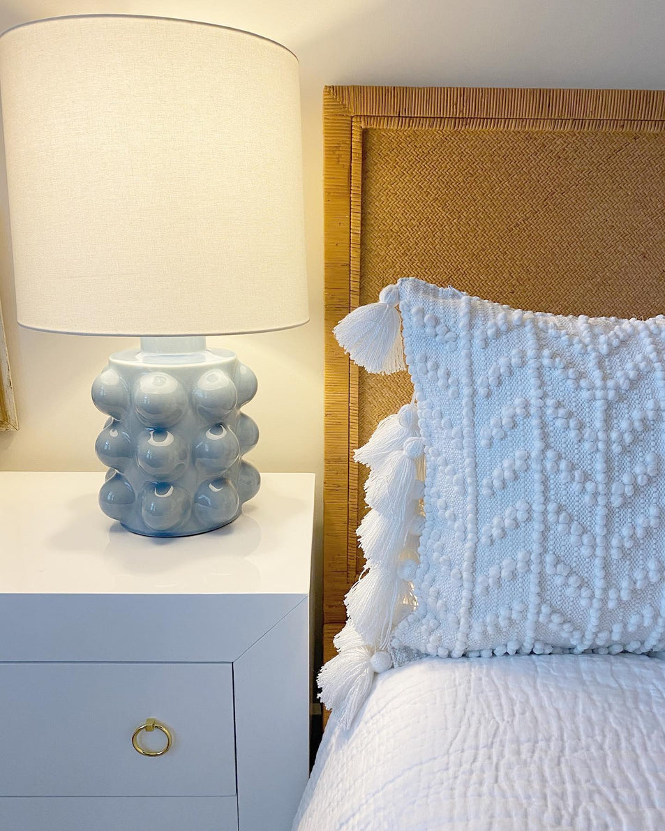 Vedra Medium Table Lamp, a premium Decorative light by Visual Comfort & Co. Close - up image of its design.