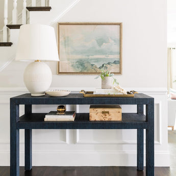 Toulon Table Lamp, a premium Decorative light by Visual Comfort & Co. Close - up image of its design.