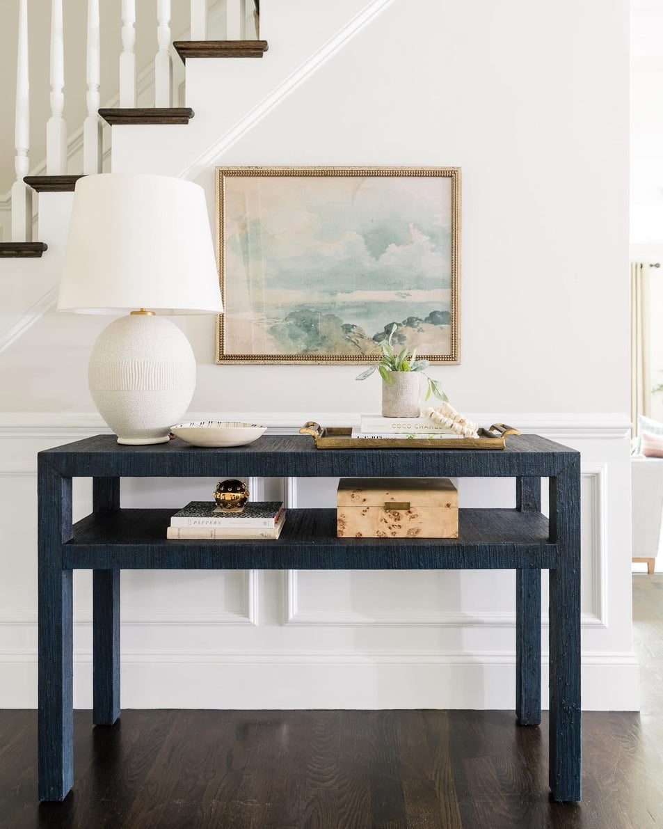 Toulon Table Lamp, a premium Decorative light by Visual Comfort & Co. Close - up image of its design.