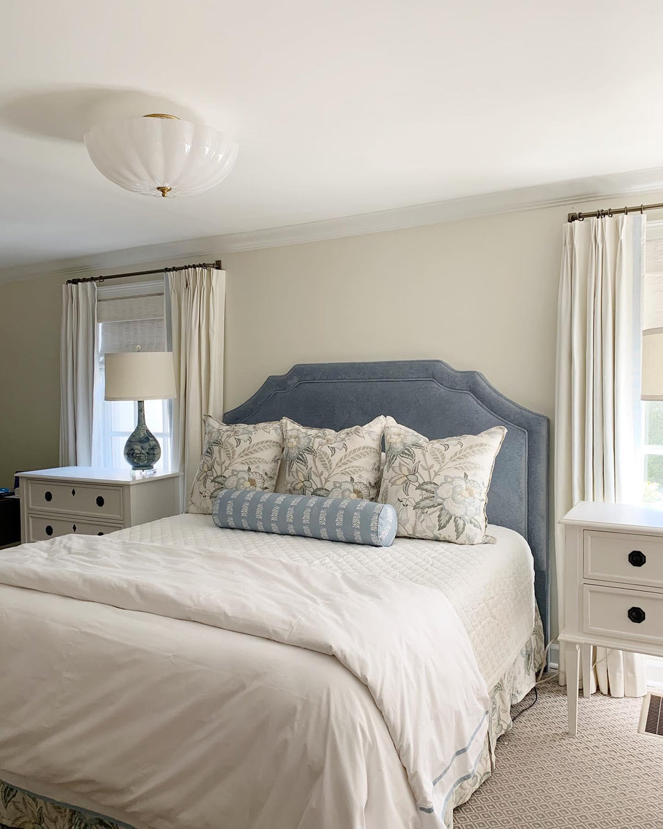 Rosehill Large Semi - Flush Mount, a premium Flush Mount light by Visual Comfort & Co. Close - up image of its design.