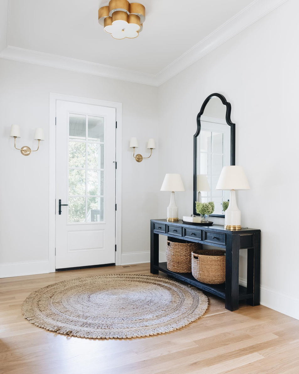 Arabelle Flush Mount, a premium Flush Mount light by Visual Comfort & Co. Close - up image of its design.