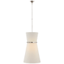 Clarkson Large Single Pendant, a premium Pendant light by Visual Comfort & Co. Close - up image of its design.