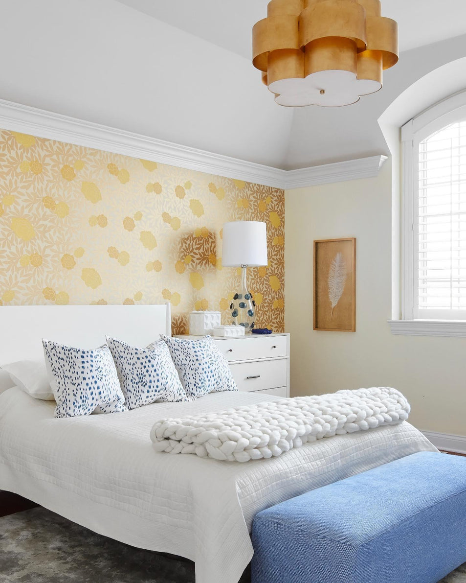 Arabelle Hanging Shade, a premium Hanging Shade light by Visual Comfort & Co. Close - up image of its design.