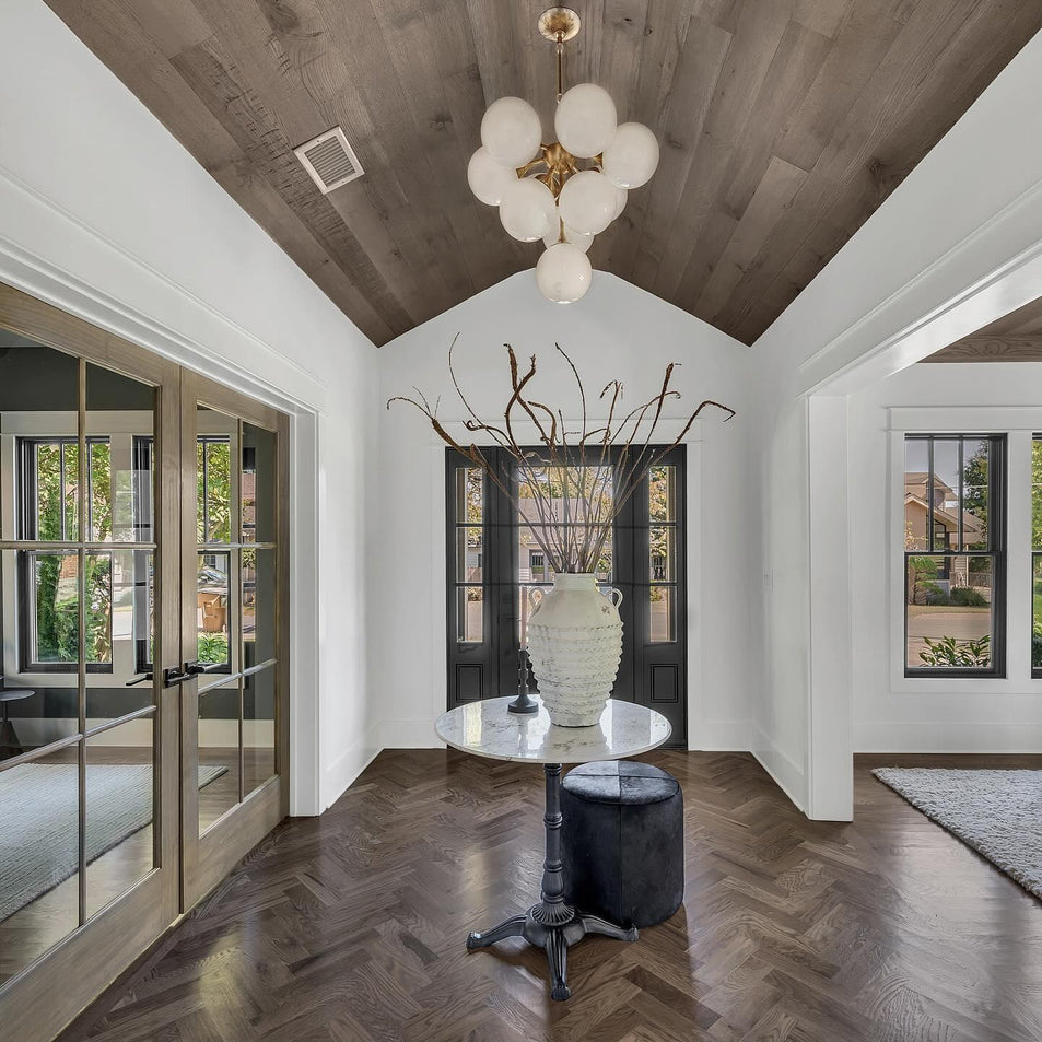 Cristol Tiered Chandelier, a premium Chandelier light by Visual Comfort & Co. Close - up image of its design.