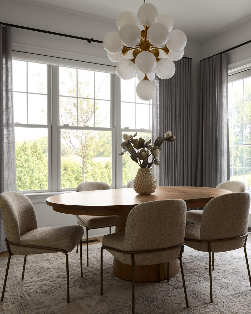 Cristol Large Tiered Chandelier, a premium Chandelier light by Visual Comfort & Co. Close - up image of its design.