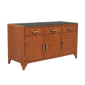 Credenza Madison 3 ante - Red Pulut / Polypeel