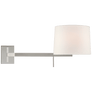 Sweep Medium Left Articulating Sconce, a premium light by Visual Comfort & Co. Close - up image of its design.