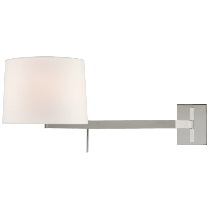 Sweep Medium Right Articulating Sconce, a premium light by Visual Comfort & Co. Close - up image of its design.