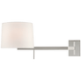 Sweep Medium Right Articulating Sconce, a premium light by Visual Comfort & Co. Close - up image of its design.