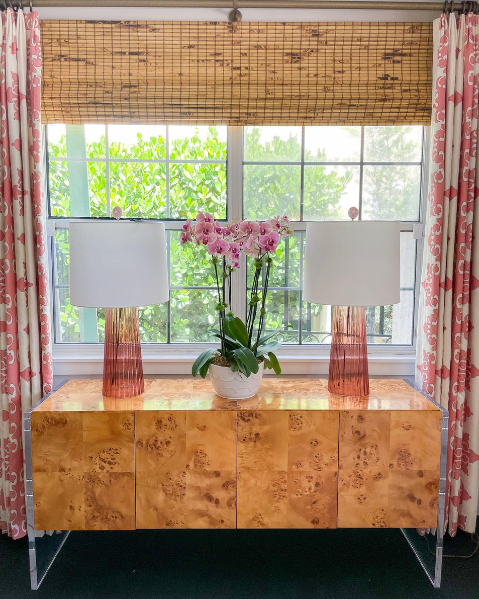 Danube Medium Table Lamp, a premium Decorative light by Visual Comfort & Co. Close - up image of its design.