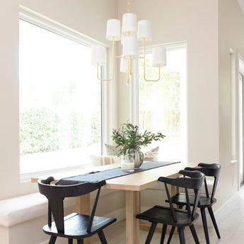 Go Lightly Medium Chandelier, a premium Chandelier light by Visual Comfort & Co. Close - up image of its design.