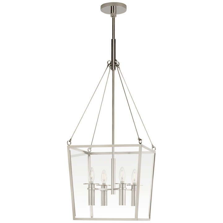 Cochere Medium Lantern, a premium Lantern light by Visual Comfort & Co. Close - up image of its design.