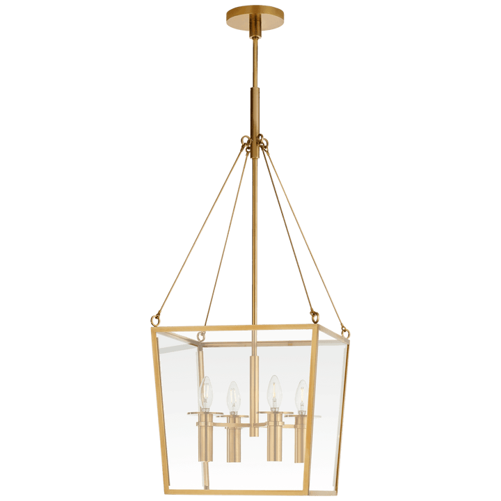 Cochere Medium Lantern, a premium Lantern light by Visual Comfort & Co. Close - up image of its design.