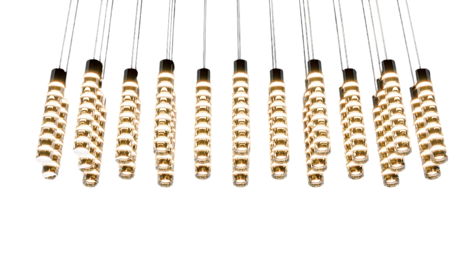 Lampadario rettangolare Black&More