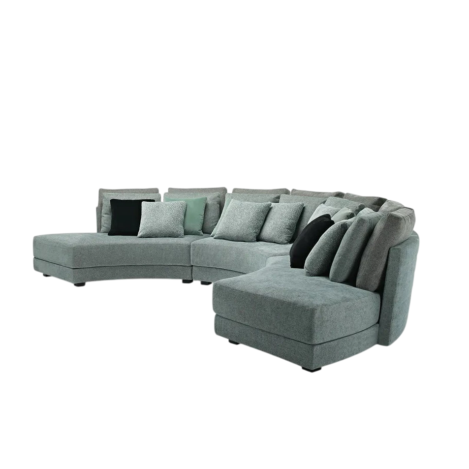 Divano modulare rotondo Black&More