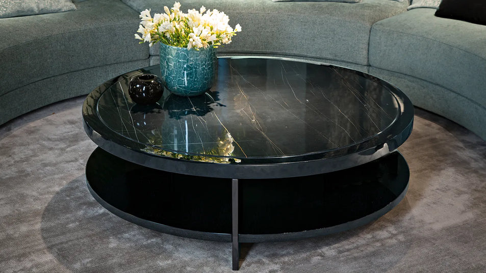 Black&More Round Coffee Table