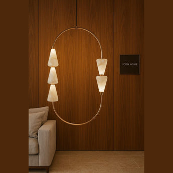 Volano Pendant Chandelier, a premium Pendant light by Icon Home. Close - up image of its design.