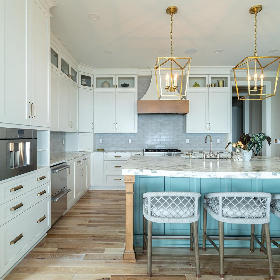 Darlana Small Lantern, a premium Lantern light by Visual Comfort & Co. Close - up image of its design.