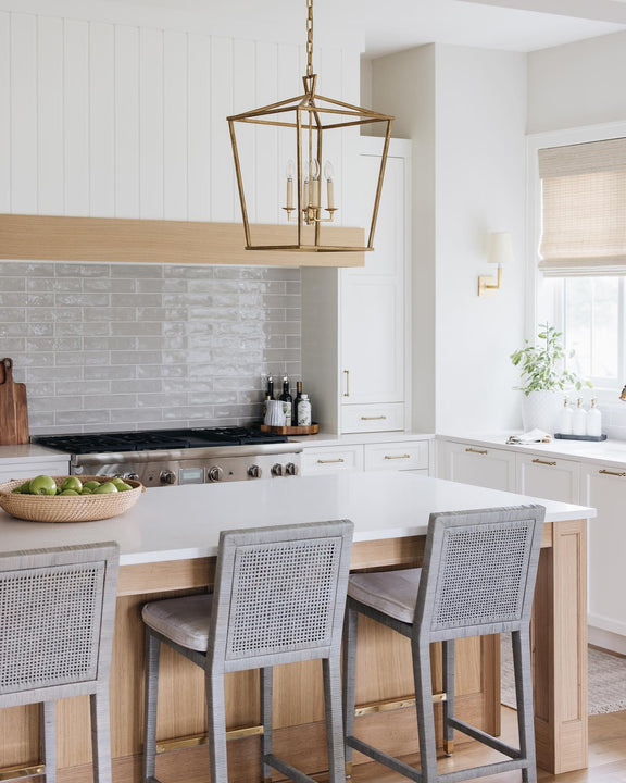 Darlana Medium Lantern, a premium Lantern light by Visual Comfort & Co. Close - up image of its design.