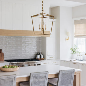 Darlana Medium Lantern, a premium Lantern light by Visual Comfort & Co. Close - up image of its design.