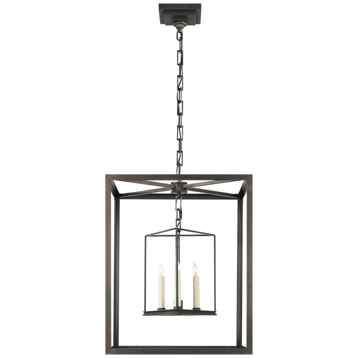 Osborne Lantern, a premium Lantern light by Visual Comfort & Co. Close - up image of its design.