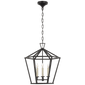 Darlana Medium Hexagonal Lantern, a premium Lantern light by Visual Comfort & Co. Close - up image of its design.