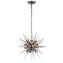 Quincy Small Sputnik Chandelier, a premium Chandelier light by Visual Comfort & Co. Close - up image of its design.