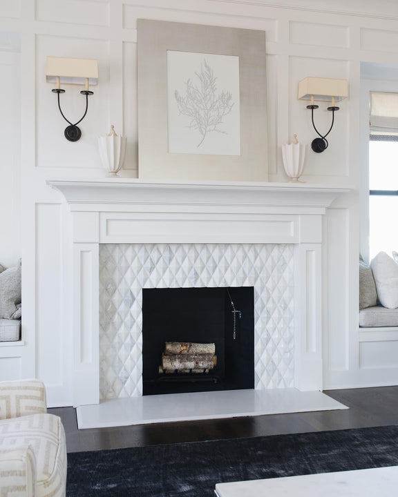 Symmetric Twist Double Sconce, a premium Decorative light by Visual Comfort & Co. Close - up image of its design.