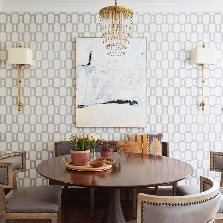 Cawdor Stanchion Wall Light, a premium Decorative light by Visual Comfort & Co. Close - up image of its design.