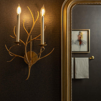 Branch Sconce, a premium Decorative light by Visual Comfort & Co. Close - up image of its design.